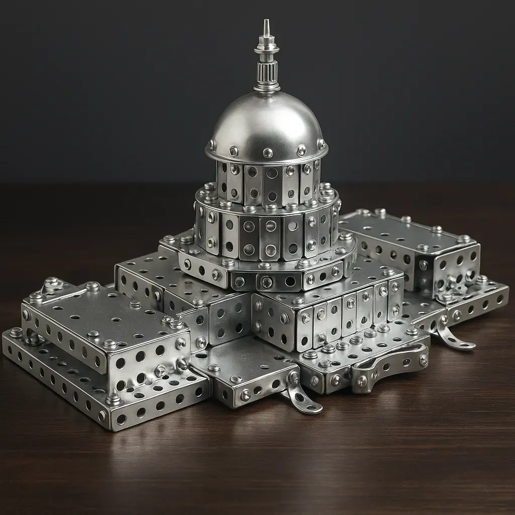 fun Meccano Erector Capitol Hill Special Edition Building Kit