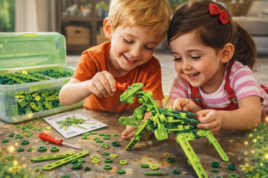 Meccano Junior Insect Mania creations