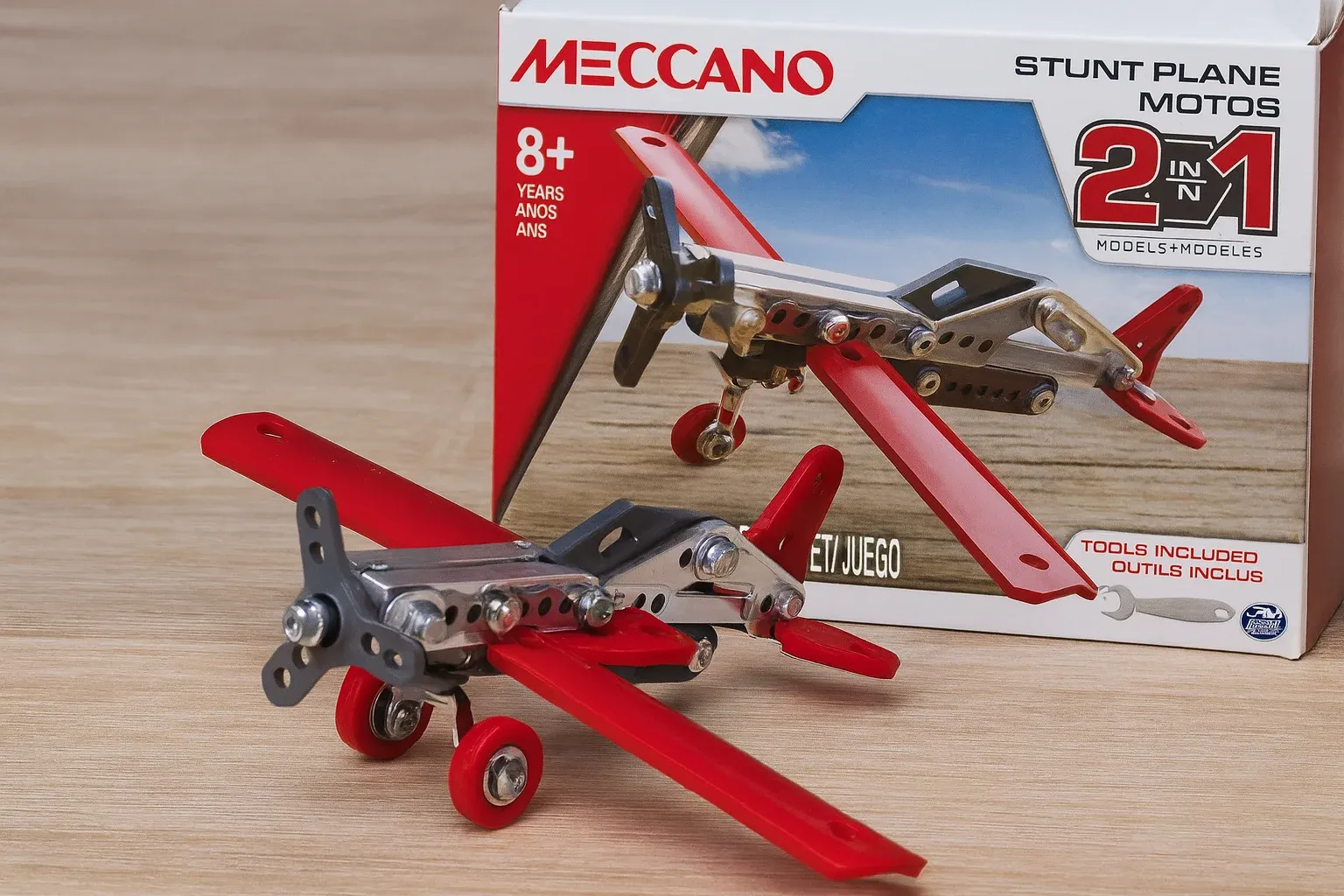 meccano 2 in 1 plane set