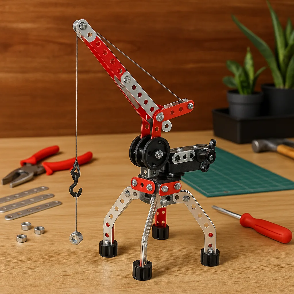 Meccano Super Construction 25-in-1 motorized metal engineering kit